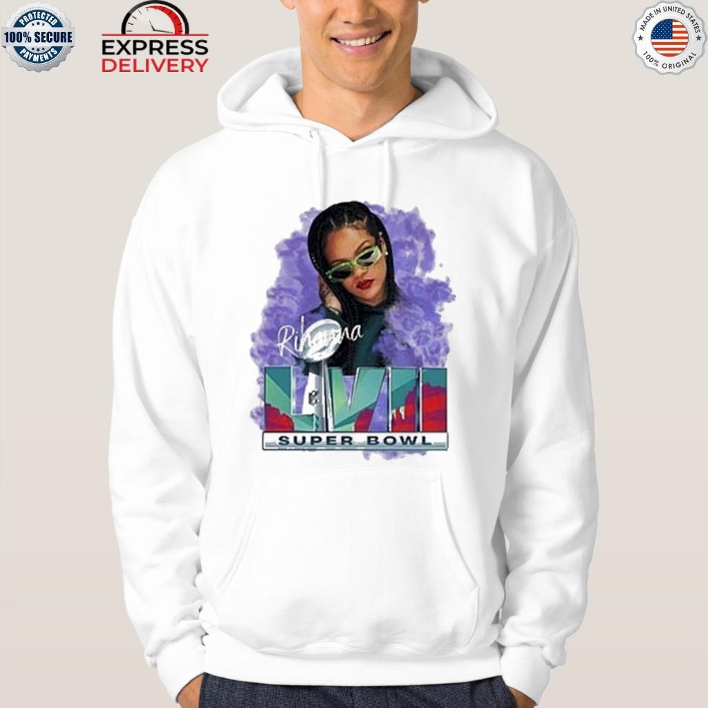 Rihanna perform at the 2023 super bowl shirt, hoodie, sweater, long sleeve  and tank top