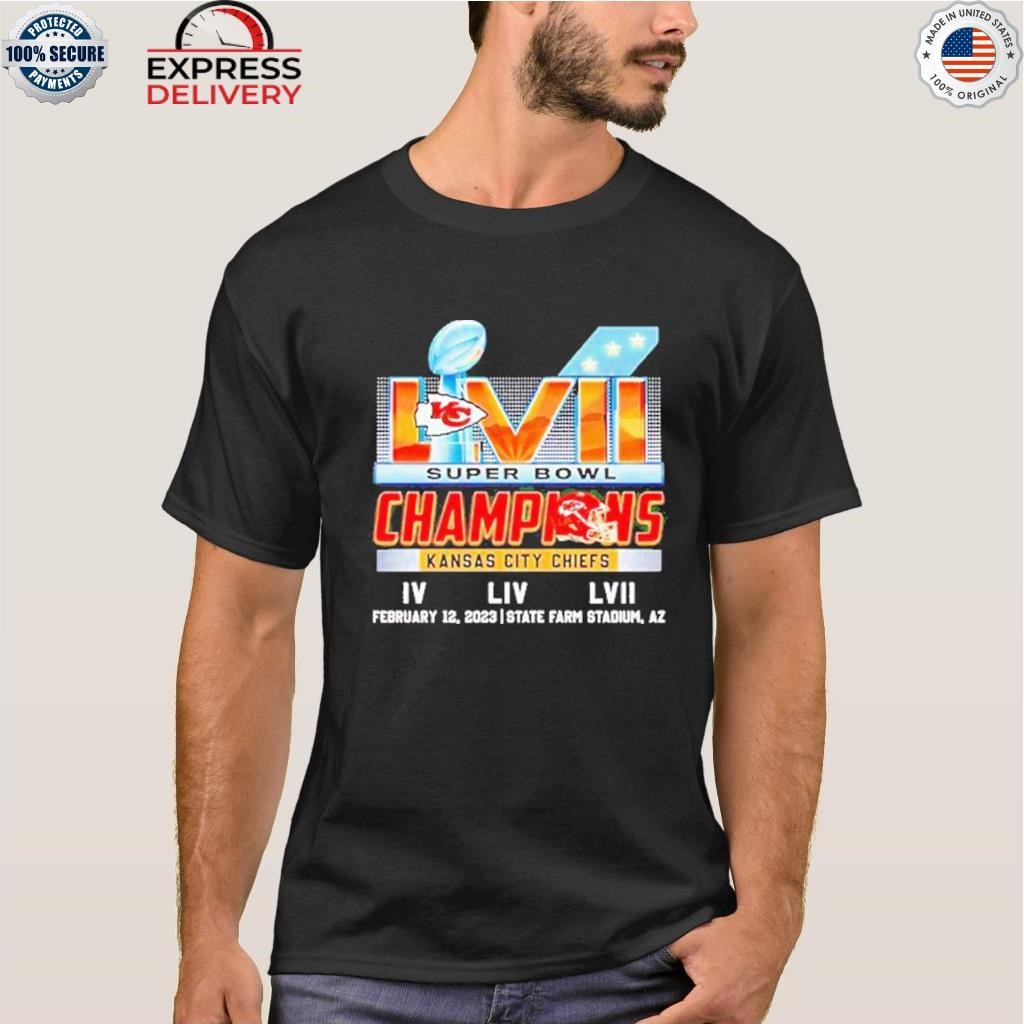 LVII Super Bowl Champions Kansas City February 12 2023 T Shirt