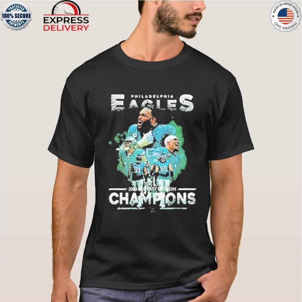 Super bowl lvii 2023 philadelphia eagles 2023 nfl east division champions shirt