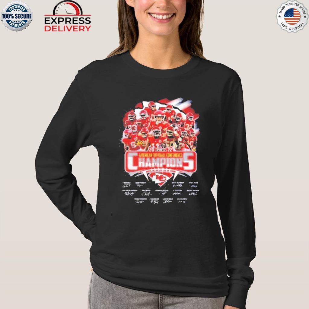 Kansas City Chiefs V-neck Long Sleeve Tops Womens Casual Loose