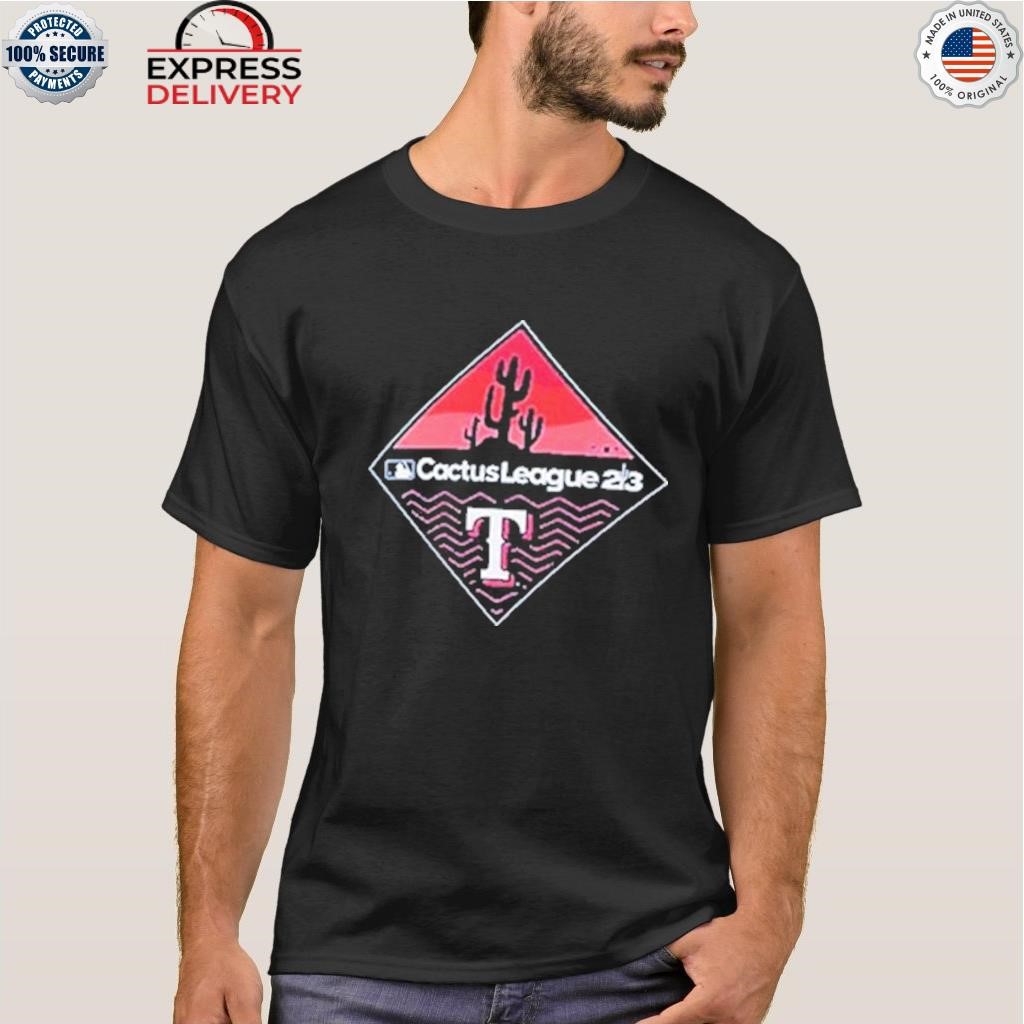 Texas rangers cactus league 2023 mlb spring training diamond shirt