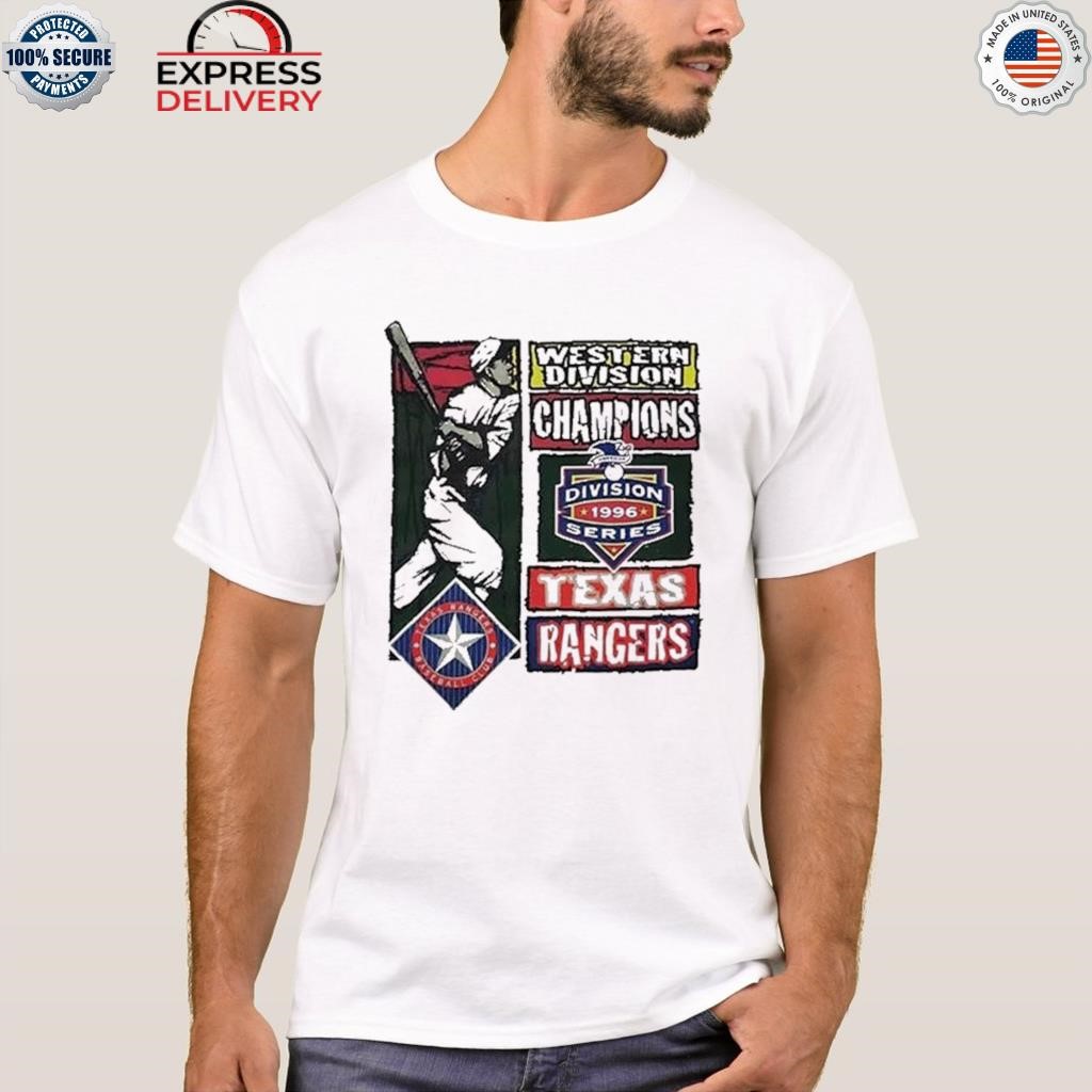 Vintage MLB 1996 Texas Rangers Shirt Big Logo Major League -  Sweden