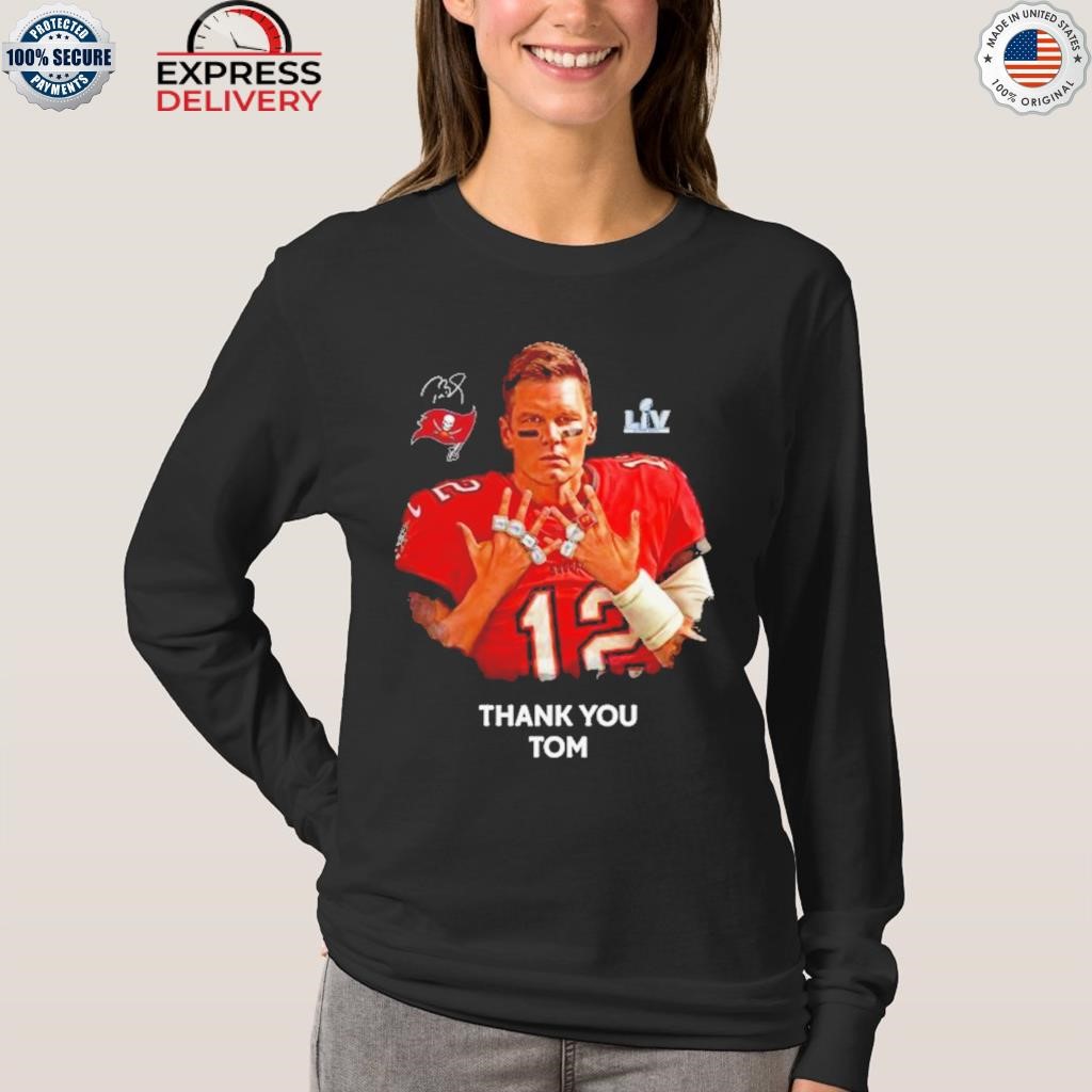 Tampa Bay Buccaneers Thank You 12 Tom Brady 2023 Shirt, hoodie, sweater,  long sleeve and tank top