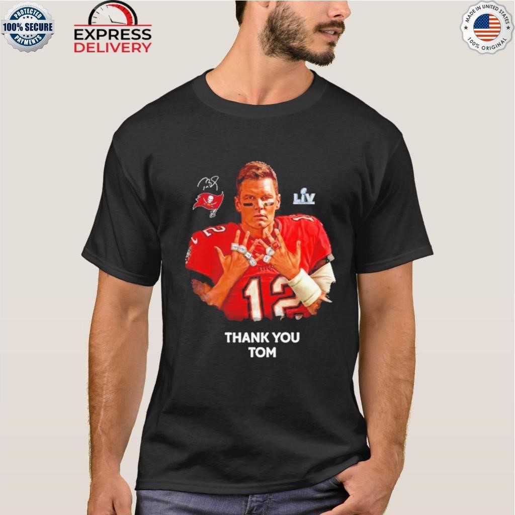 Tampa Bay Buccaneers Thank you Tom Brady 12 shirt, hoodie, sweater, long  sleeve and tank top