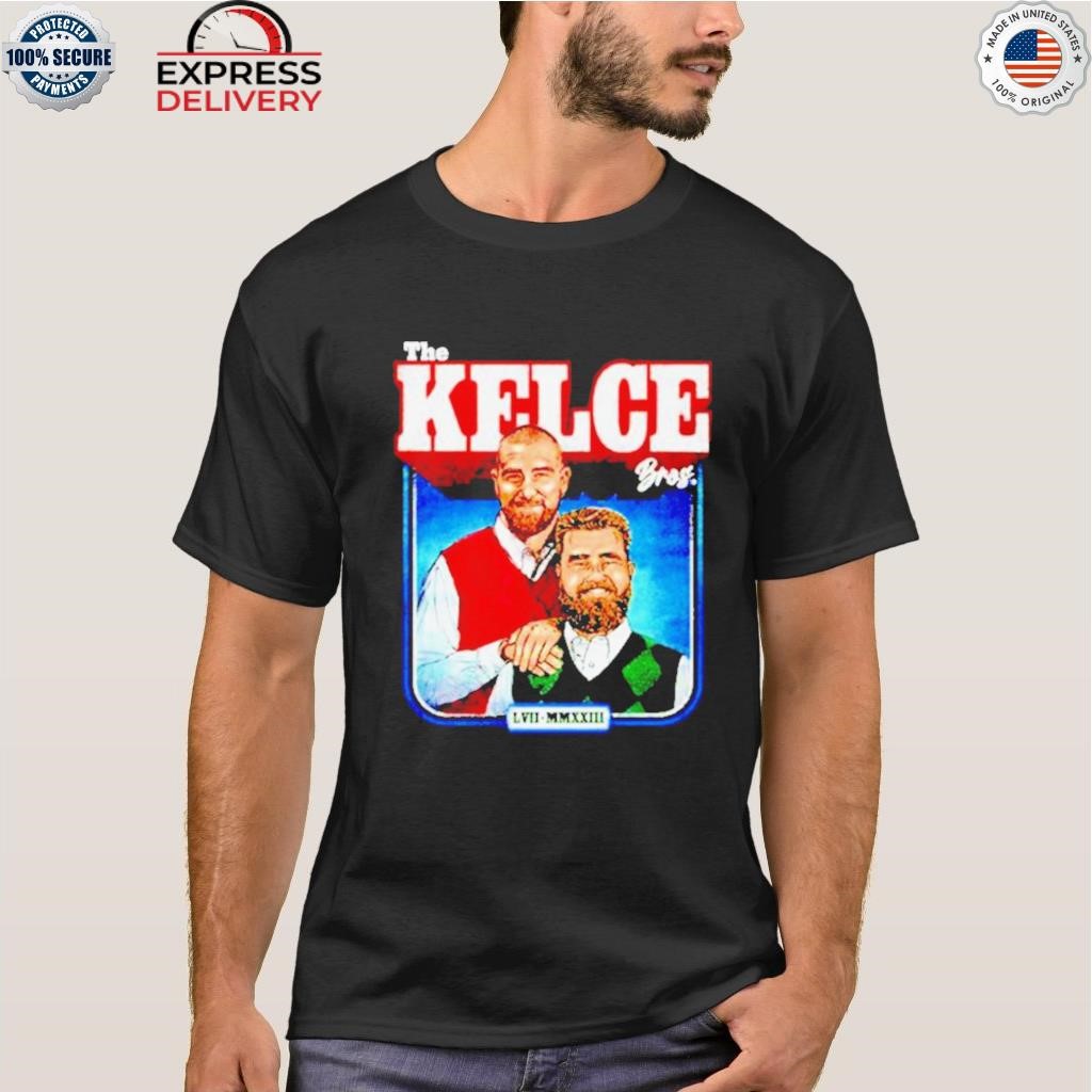 Kelce brothers Jason Kelce and Travis Kelce exchange clothes shirt, hoodie,  sweater, long sleeve and tank top