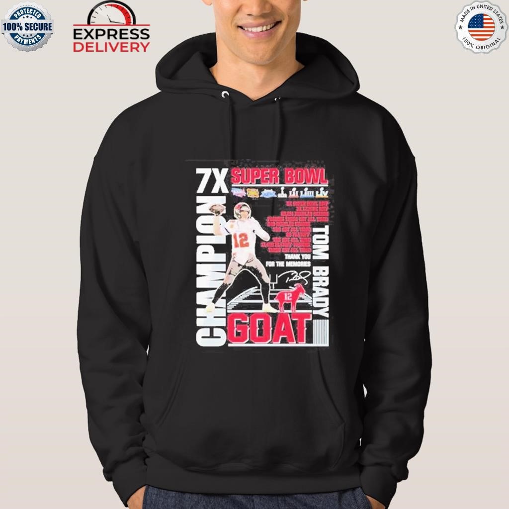 Tom Brady 12 player signature football shirt, hoodie, sweater, long sleeve  and tank top