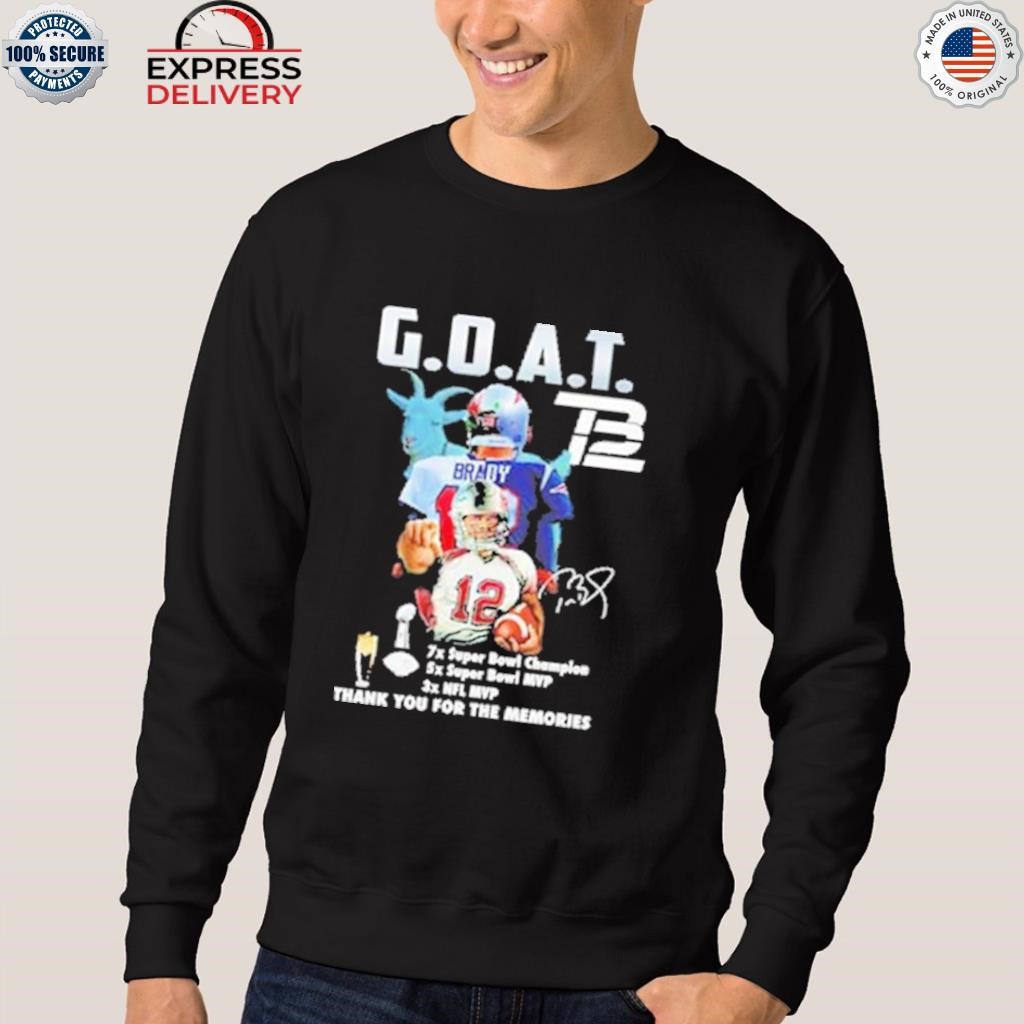 Tom Brady 7 Rings MVP Super Bowl Shirt, hoodie, sweater, long