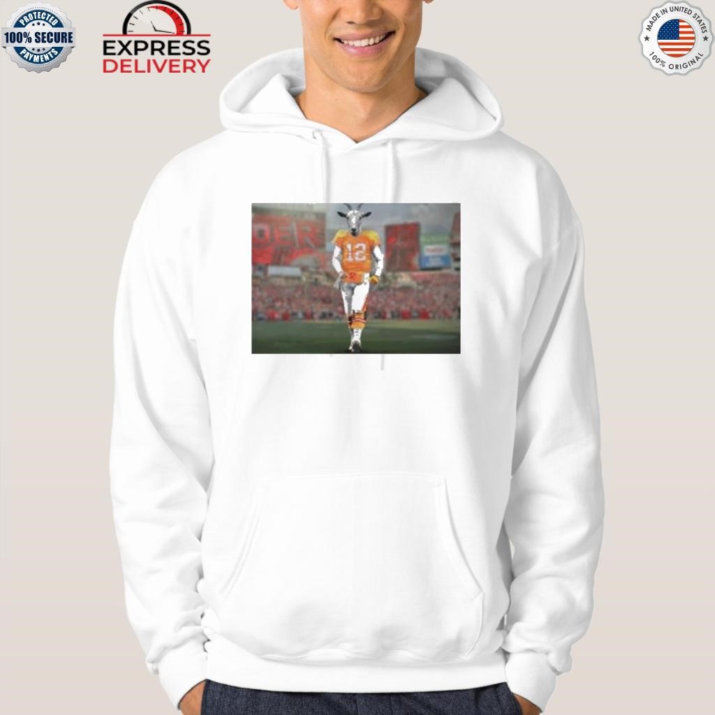 Tampa Bay Buccaneers and New England Patriots #12 Tom Brady Goat shirt,  hoodie, sweater, long sleeve and tank top