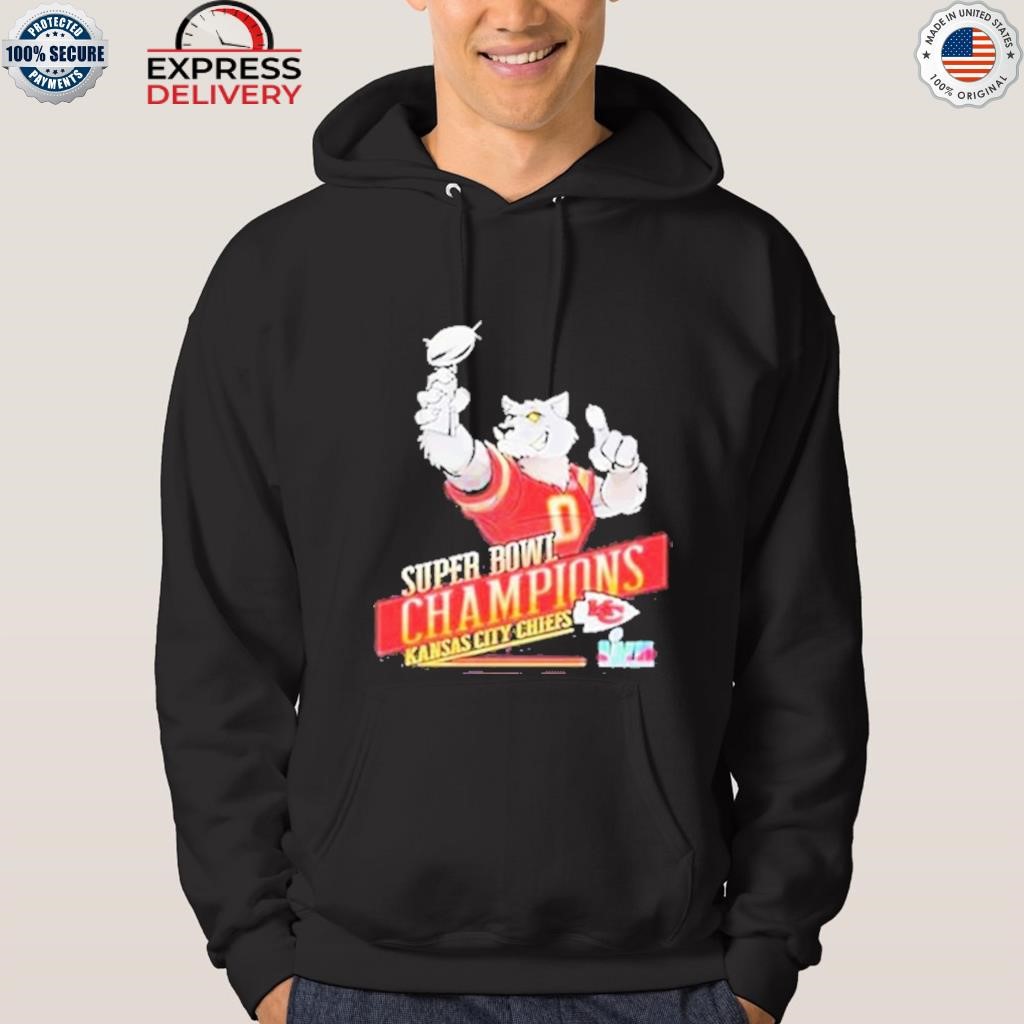 Official k.c wolf super bowl champions Kansas city Chiefs trophy T-shirt,  hoodie, sweater, long sleeve and tank top