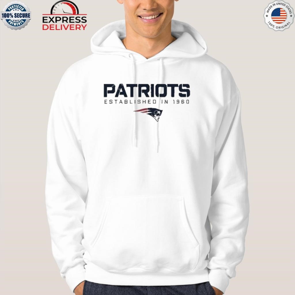 patriots established 1960 hoodie