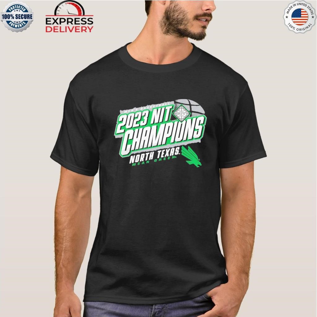 North Texas mean green 2023 ncaa men's basketball nit champions shirt