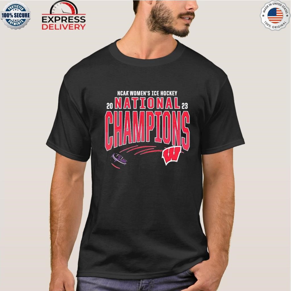 Wisconsin badgers 2023 ncaa women's ice hockey national champions shirt