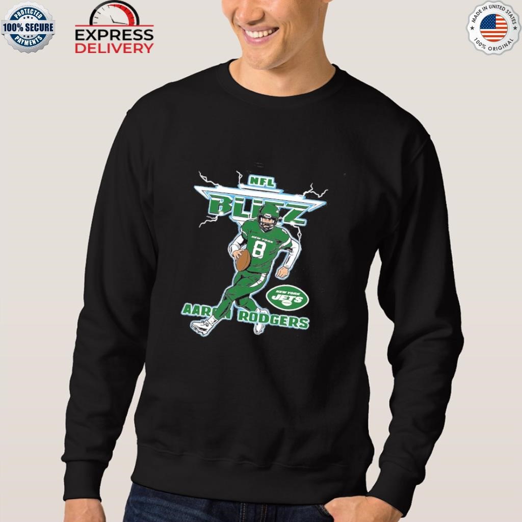 Official homage Aaron Rodgers New York Jets Blitz Graphic T-Shirt, hoodie,  sweater, long sleeve and tank top