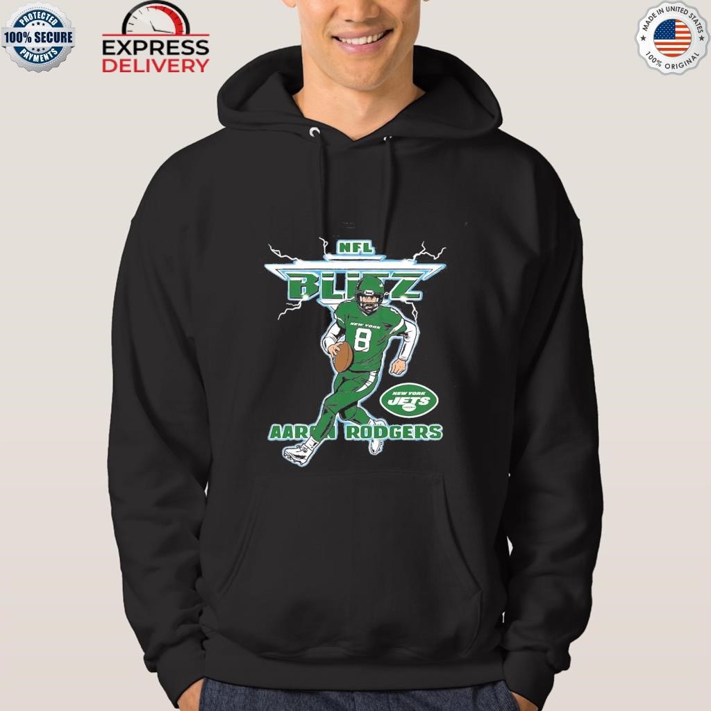 Official homage Aaron Rodgers New York Jets Blitz Graphic T-Shirt, hoodie,  sweater, long sleeve and tank top