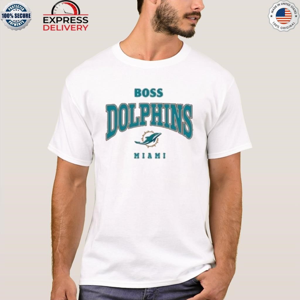 Boss x NFL stretch miamI dolphins shirt, hoodie, sweater, long sleeve and  tank top