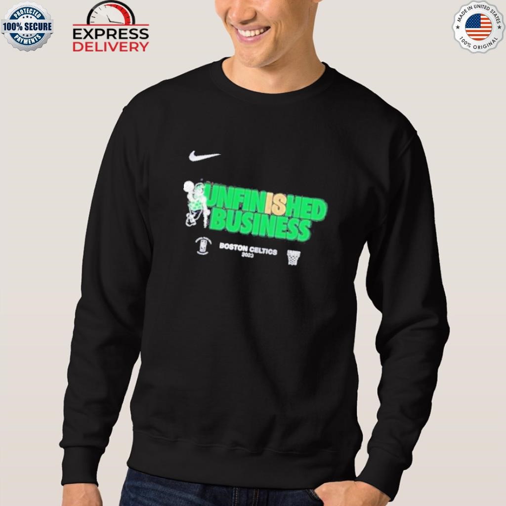 Celtics Unfinished Business 2023 Boston Celtics Playoffs T-shirt,Sweater,  Hoodie, And Long Sleeved, Ladies, Tank Top