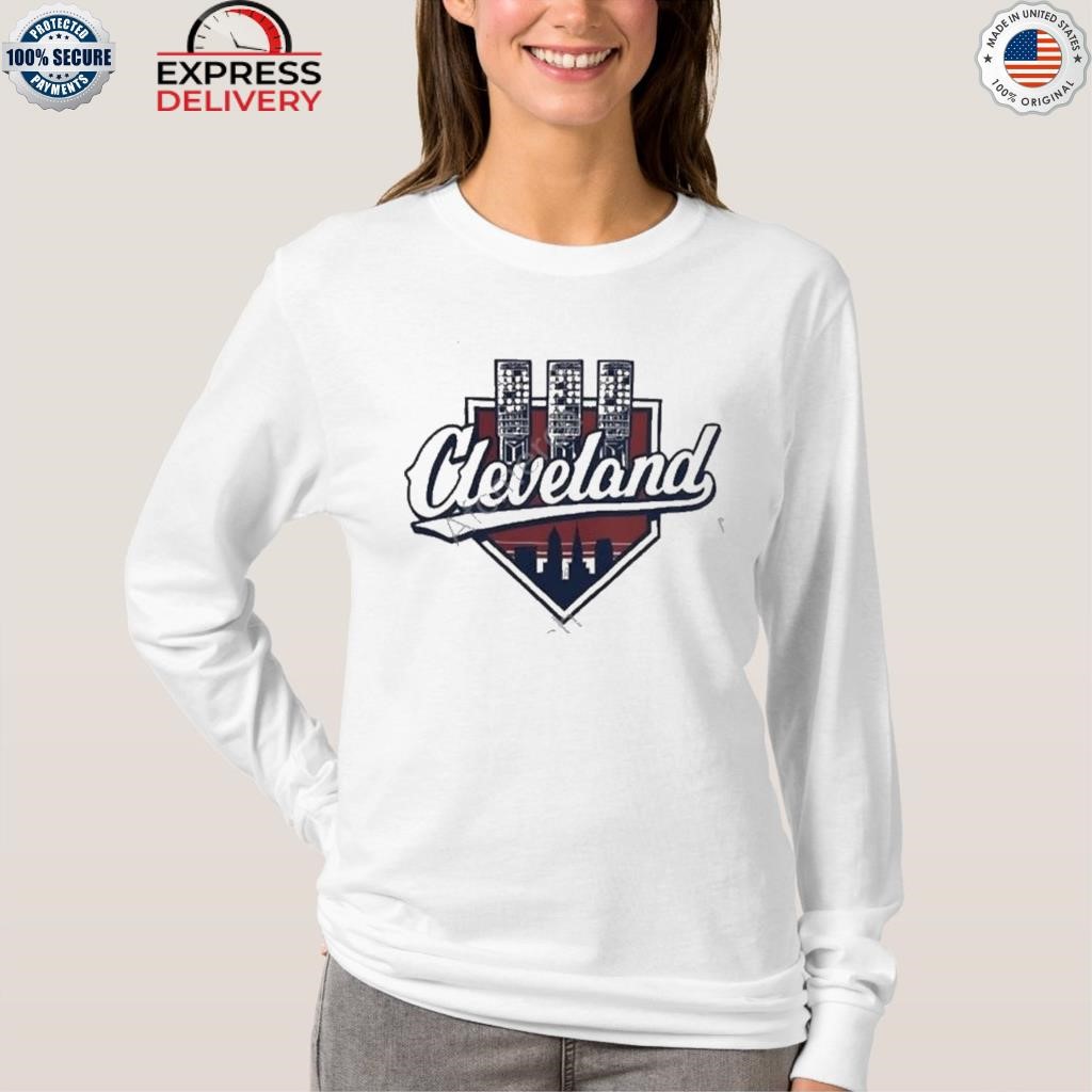 Cleveland baseball lights beige shirt, hoodie, sweater, long