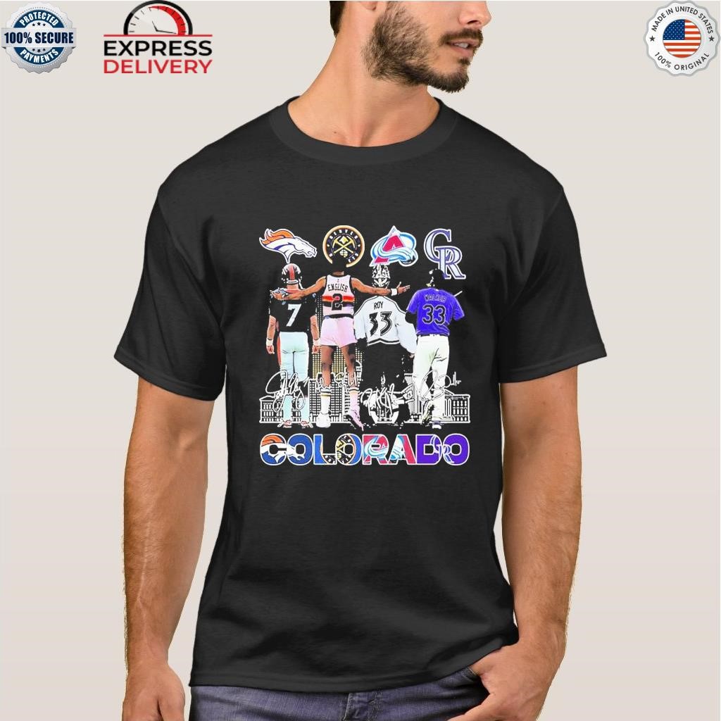 Colorado Team Players Sports 2023 Signatures Shirt