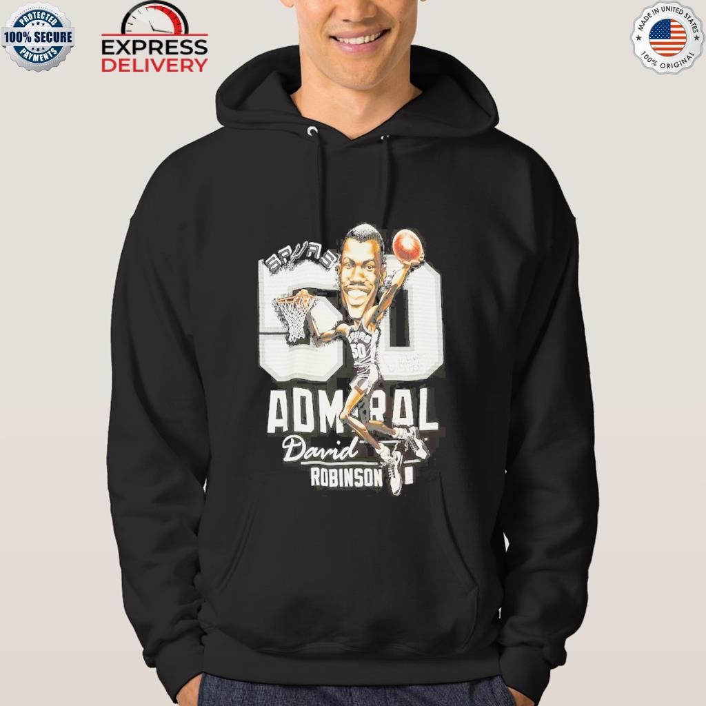 Official NBA store mitchell and ness david robinson san antonio spurs  hardwood classics caricature t-shirt, hoodie, sweater, long sleeve and tank  top
