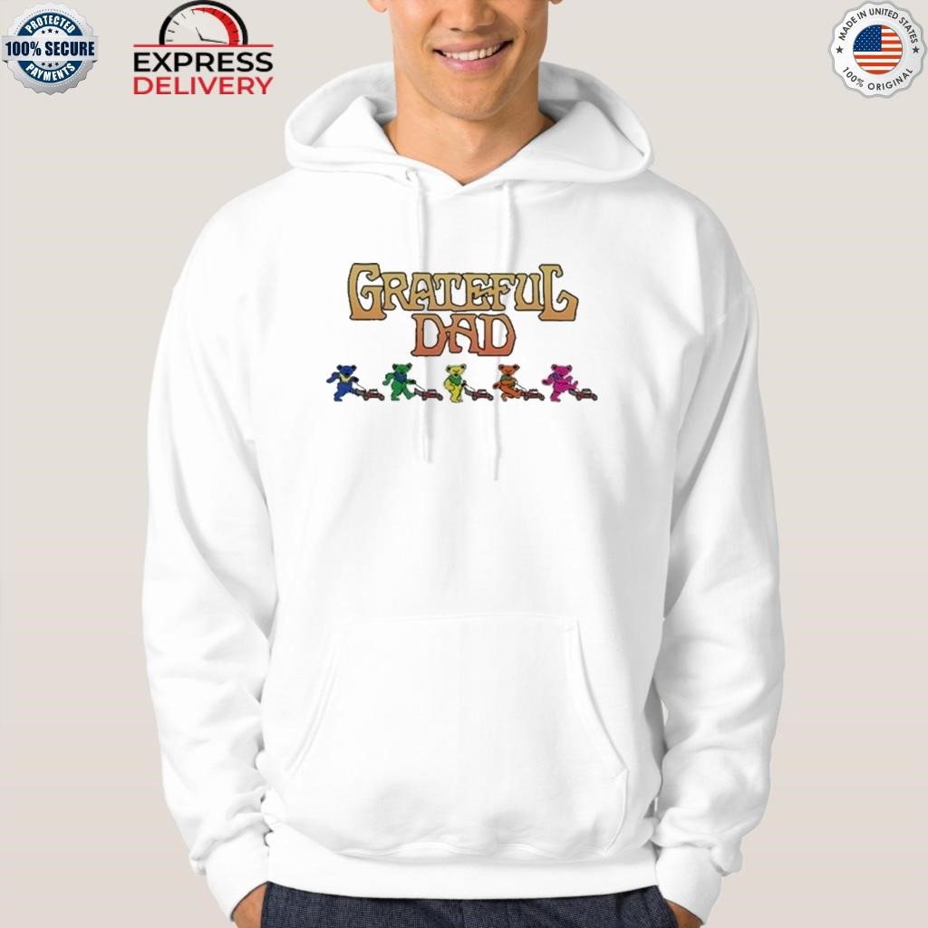 Original Grateful Dad Mowing Bears Shirt,Sweater, Hoodie, And Long