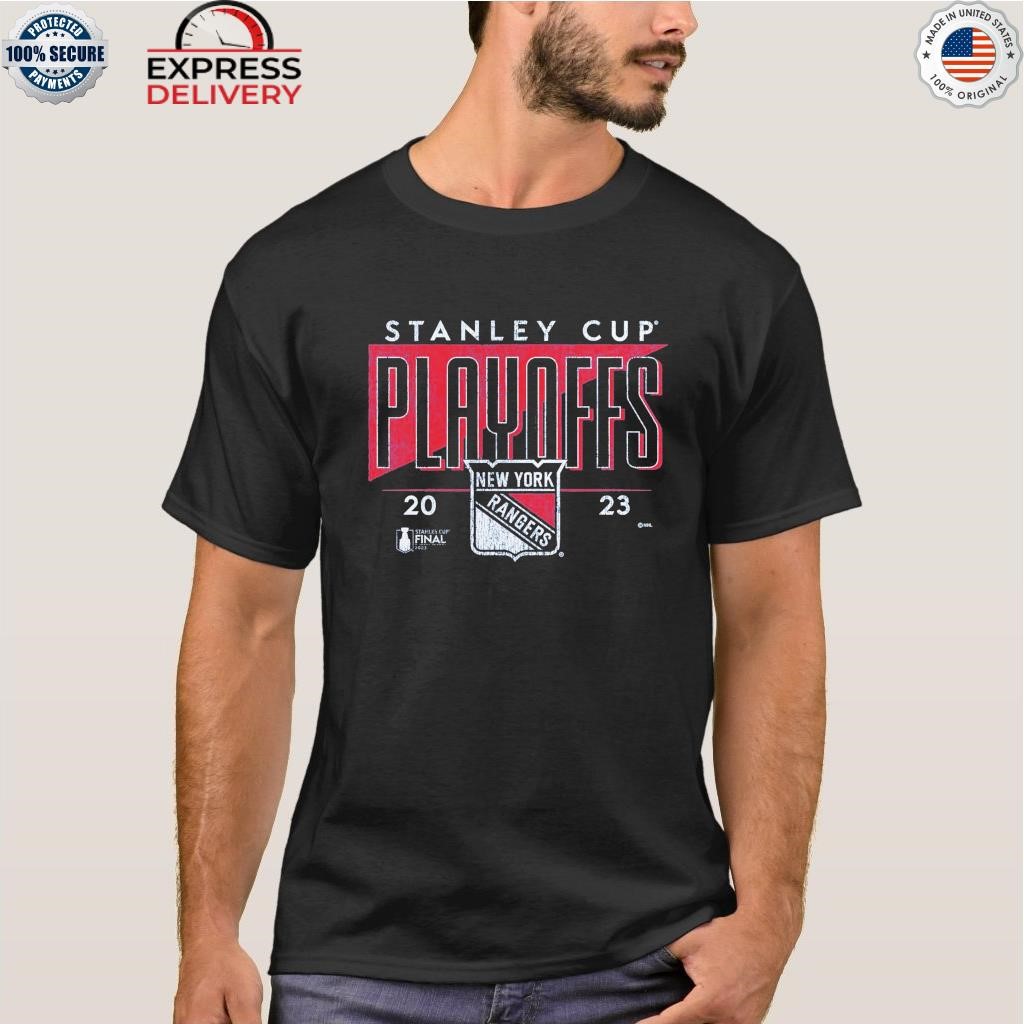 Men's New York Rangers Fanatics Branded Navy 2023 Stanley Cup Playoffs  T-Shirt