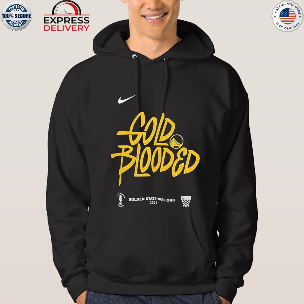 Nike Golden State Warriors Gold Blooded 2023 Nba Playoff T-Shirt