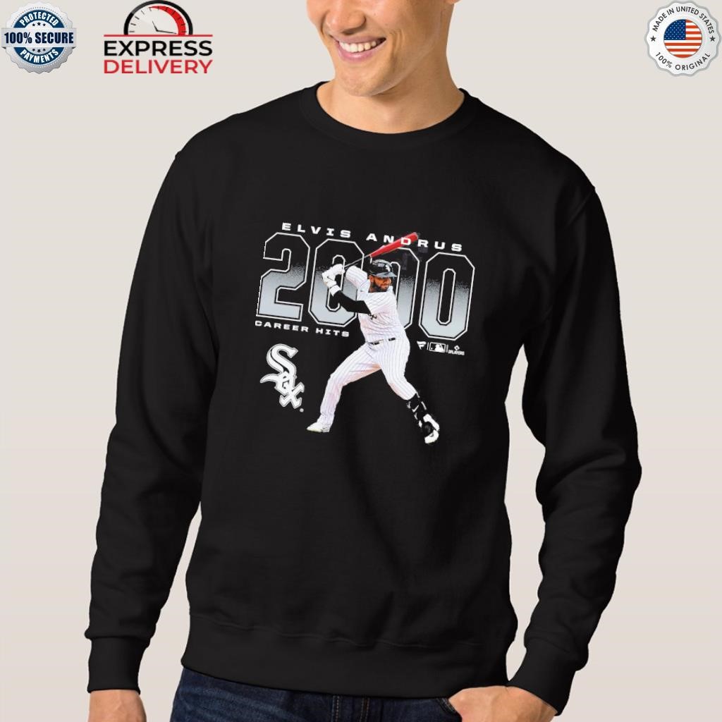 Men's Chicago White Sox Elvis Andrus Fanatics Branded Black 2000