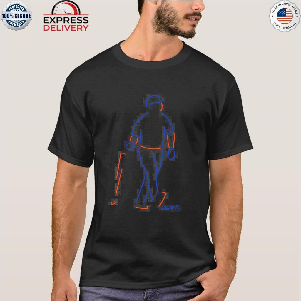 Pete Alonso Neon Bat Drop Shirt - New York Mets