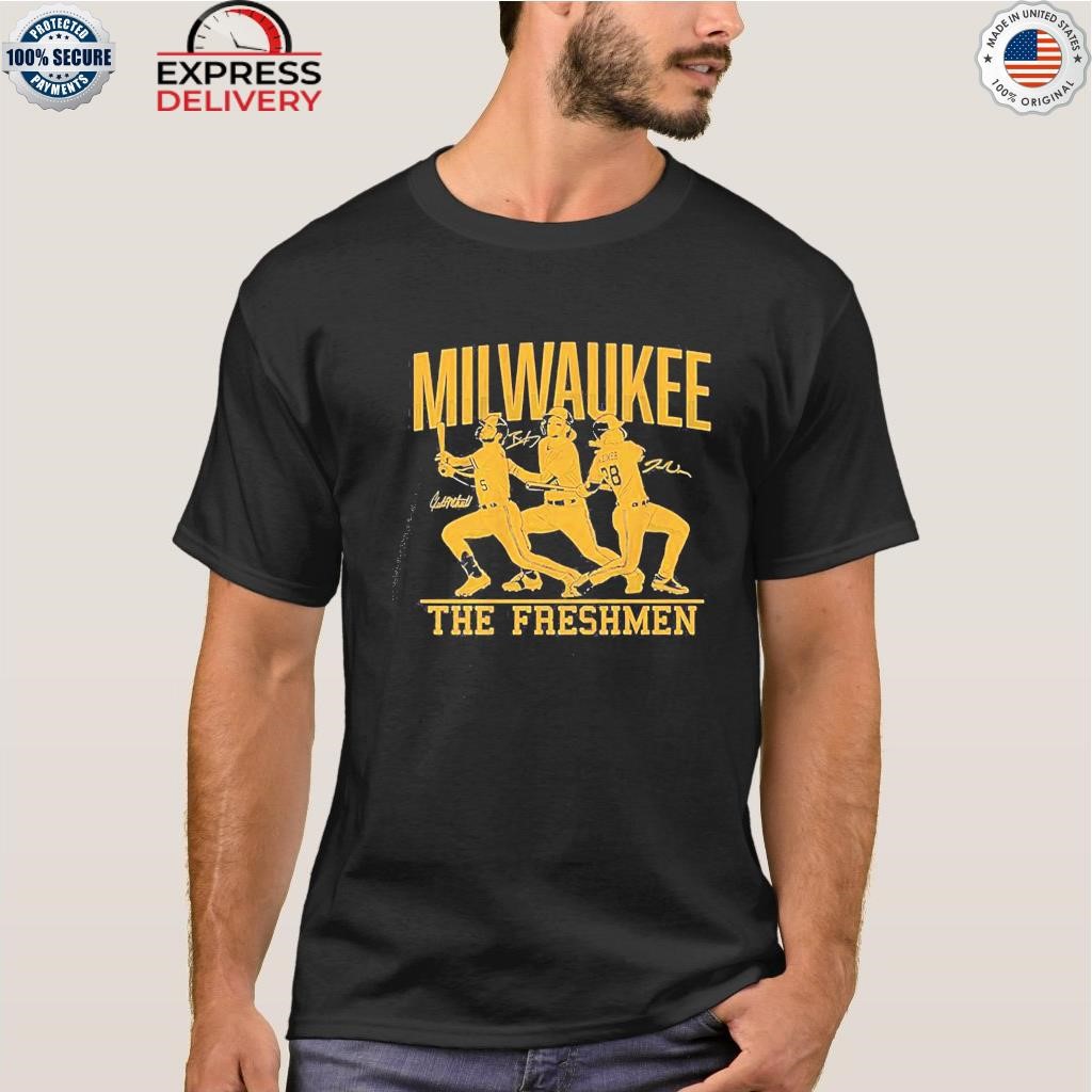 Brice Turang, Joey Wiemer, & Garrett Mitchell The Freshmen Shirt - Milwaukee Brewers