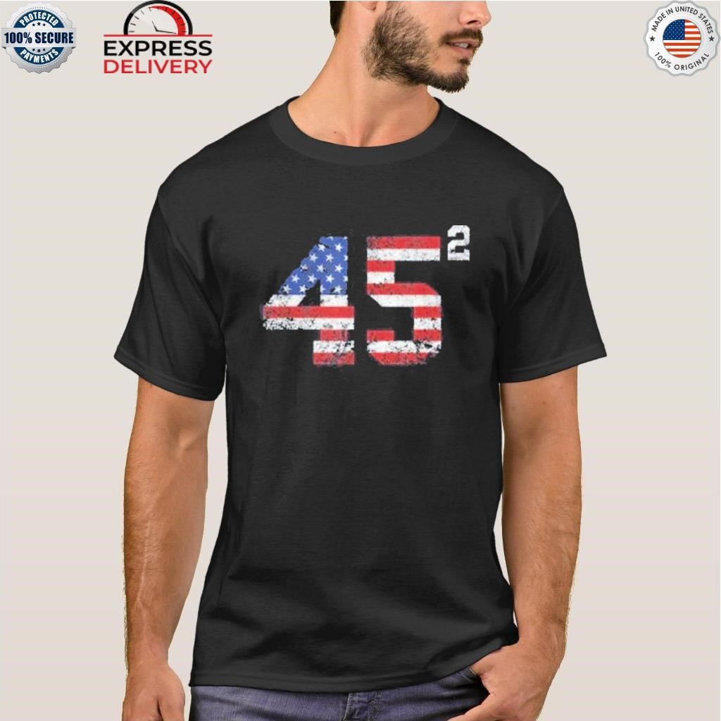 Trump 2024 45 squared shirt