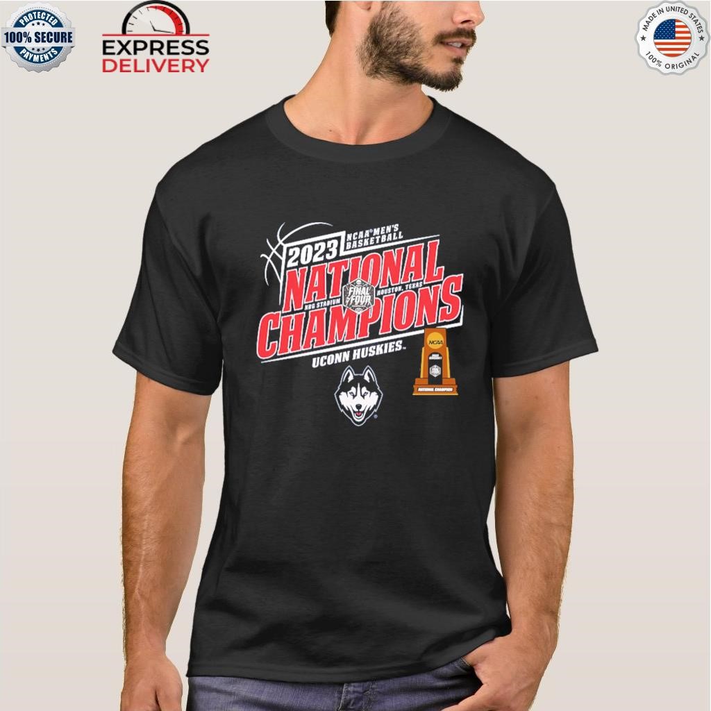 UConn Huskies 2023 NCAA Men's Basketball National Champions First Snow T-Shirt
