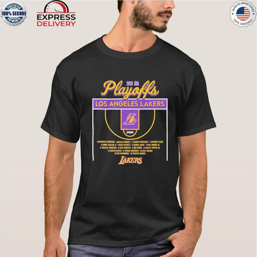 Los Angeles Lakers Players 2023 NBA T-Shirt