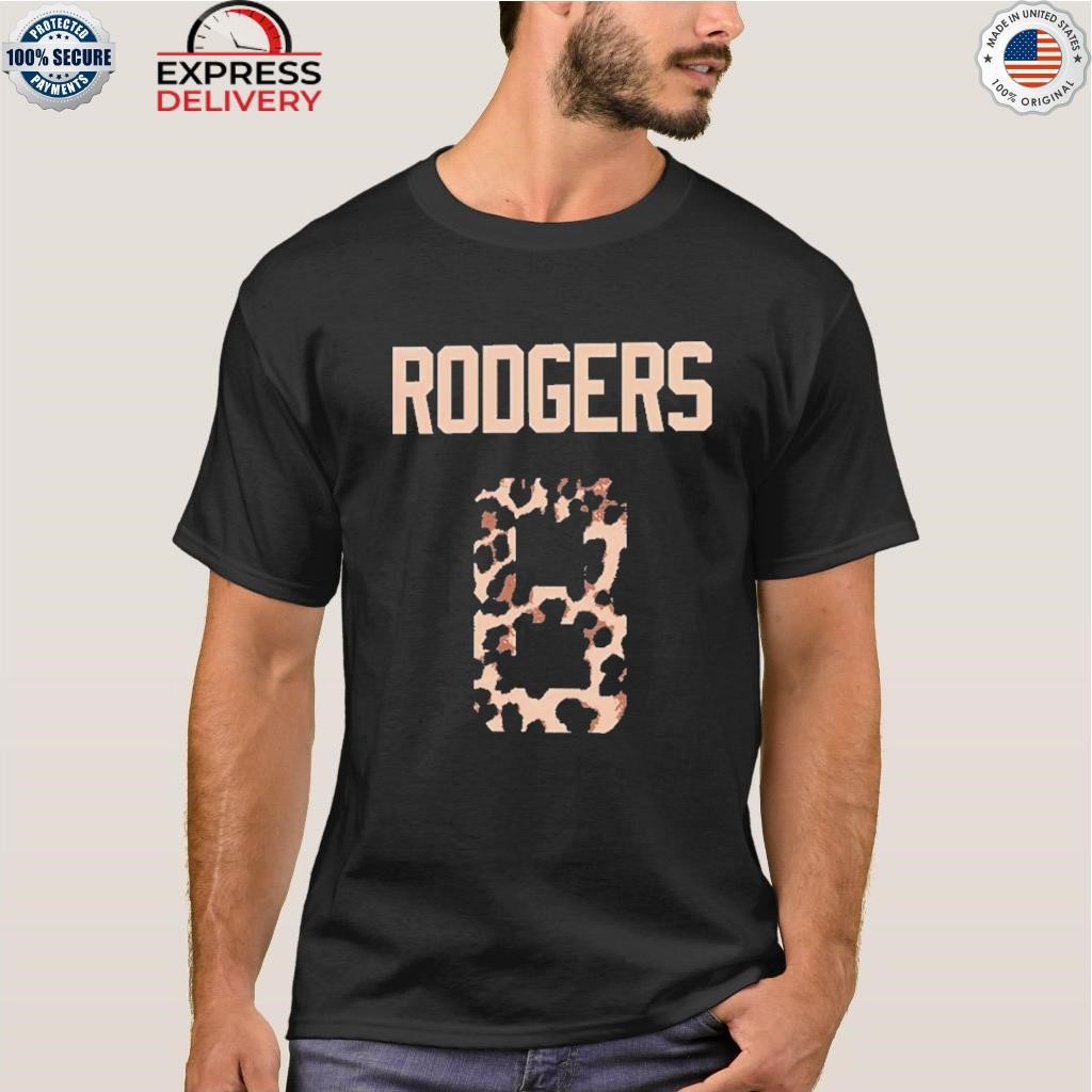 Aaron rodgers new york jets majestic threads women's leopard