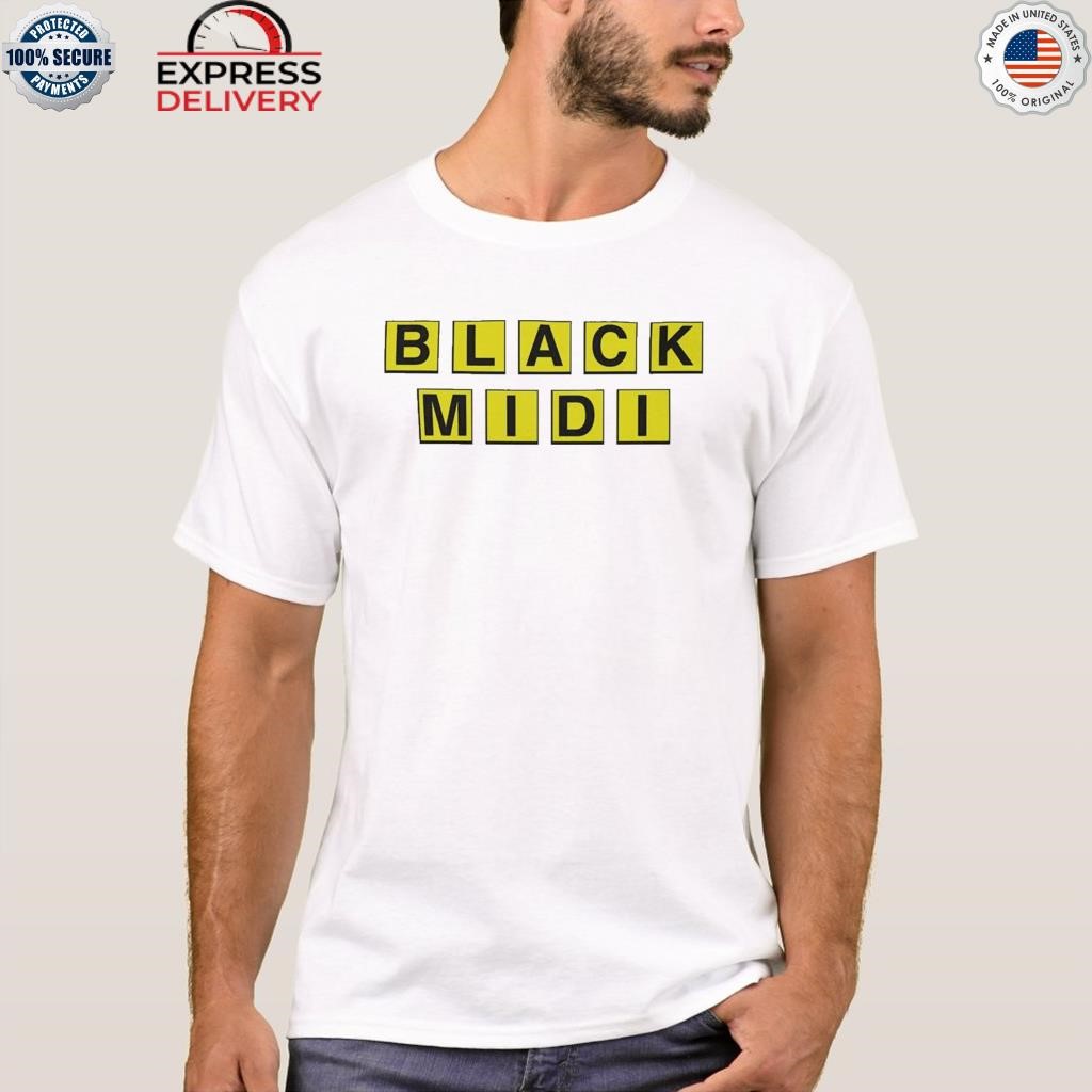 Black midI waffle house shirt