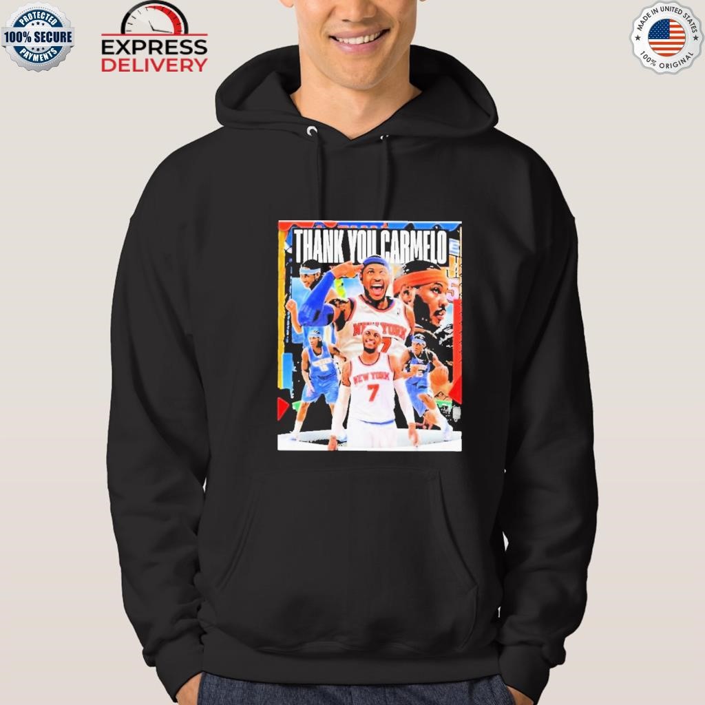 Carmelo anthony thank you carmelo shirt, hoodie, sweater, long sleeve and  tank top