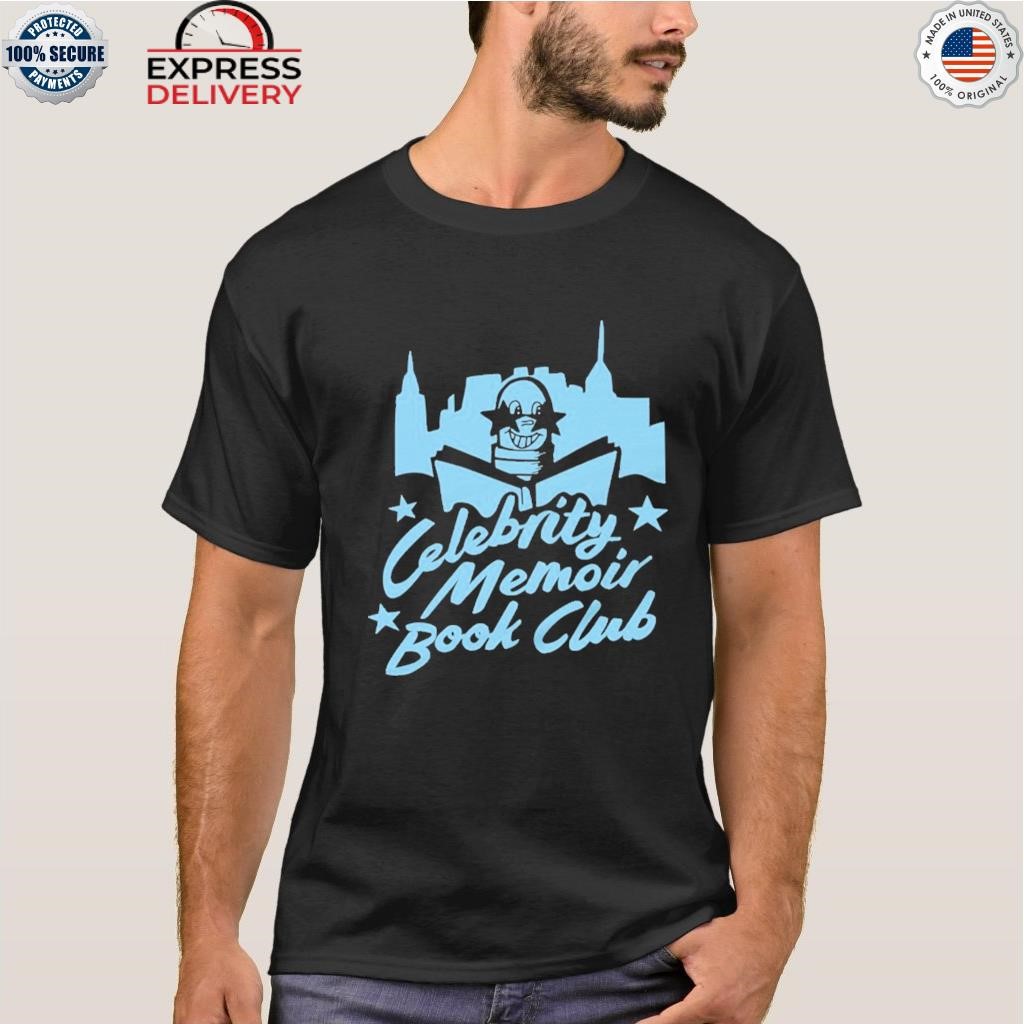 Celebrity memoir book club worm shirt