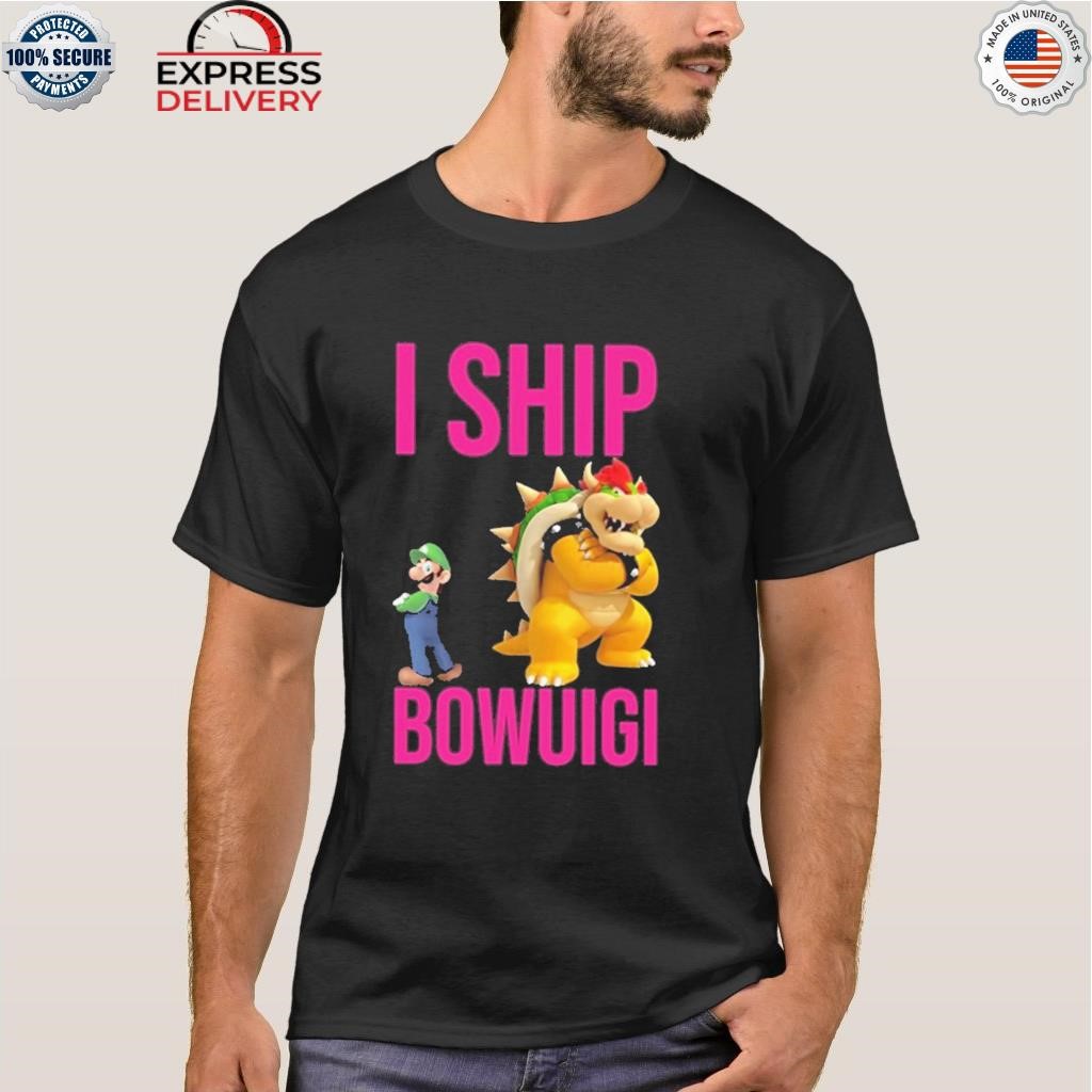 I ship bowuigI Mario shirt