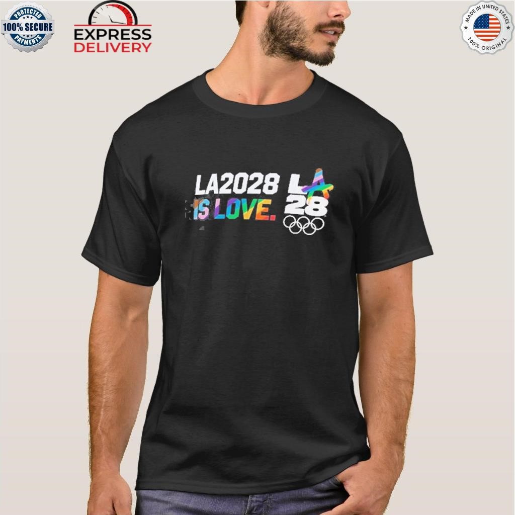 La28 fanatics branded summer olympics pride shirt