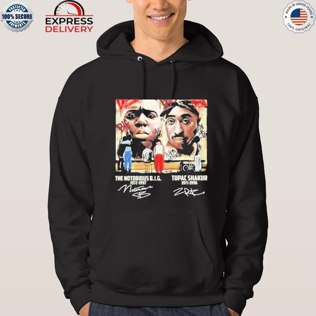 Legend are never forgotten the notorious b.i.g 1972 1997 and tupac shakur 1971 1996 signature shirt hoodie.jpg