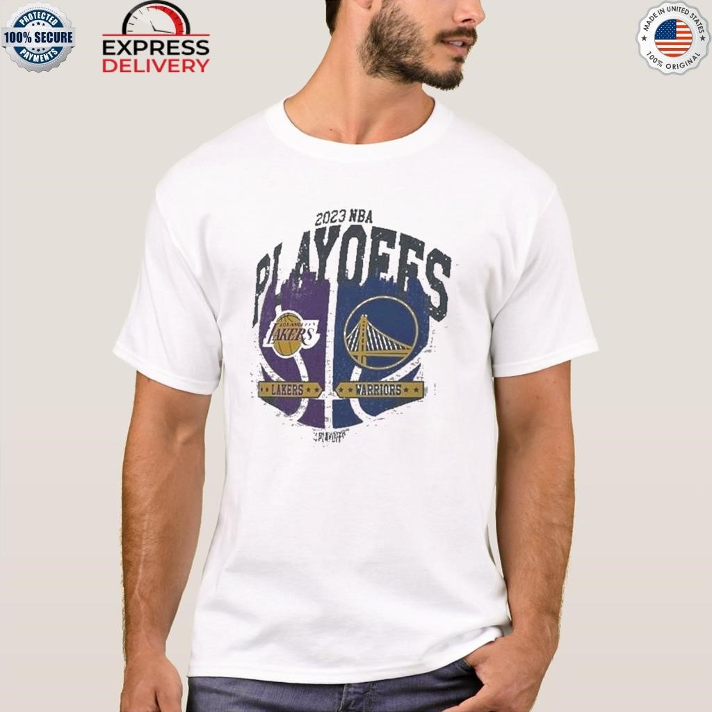 Los angeles Lakers vs golden state warriors 2023 NBA western semifinals playoff shirt