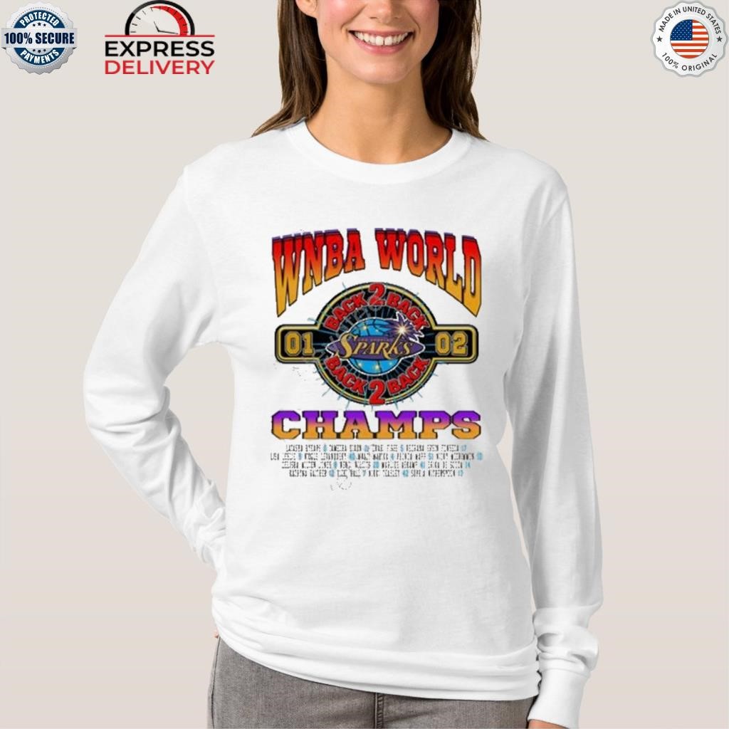 Los Angeles Sparks Back-To-Back Champs logo Shirt, hoodie, sweater, long  sleeve and tank top