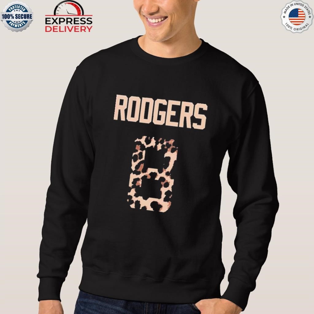 Majestic Threads Aaron Rodgers Black New York Jets Leopard Player