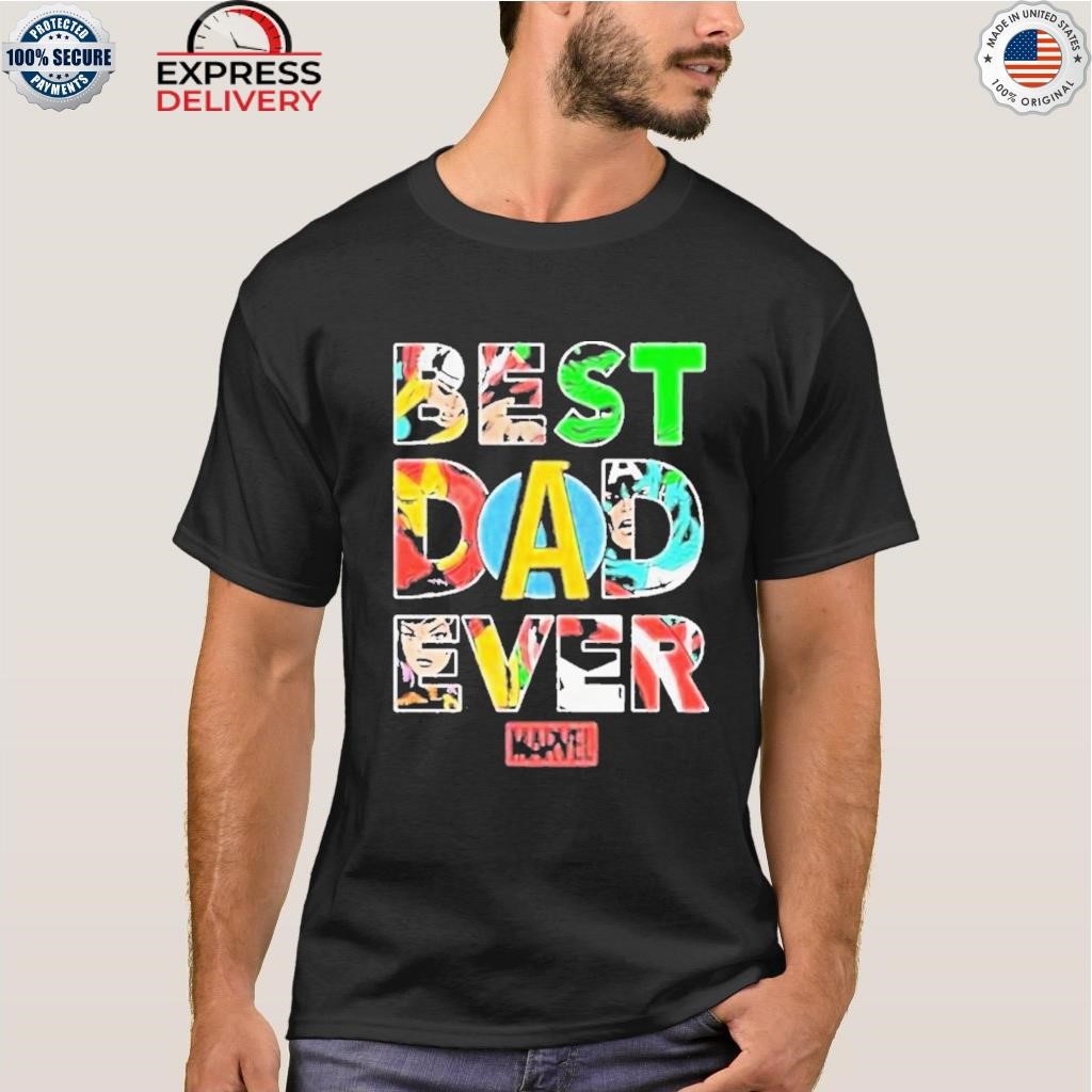 Marvel best dad ever tank shirt