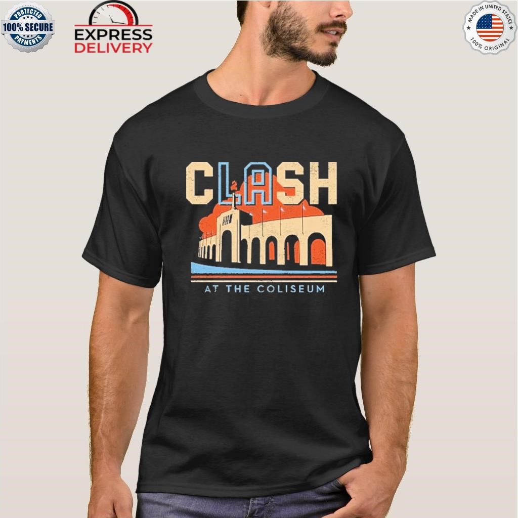 Nascar checkered flag black 2022 busch light clash at the coliseum logo shirt
