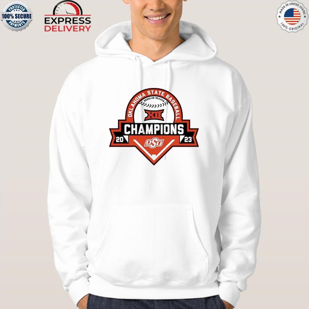 Orange Oklahoma state Cowboys 2023 big 12 baseball regular season champions shirt hoodie.jpg