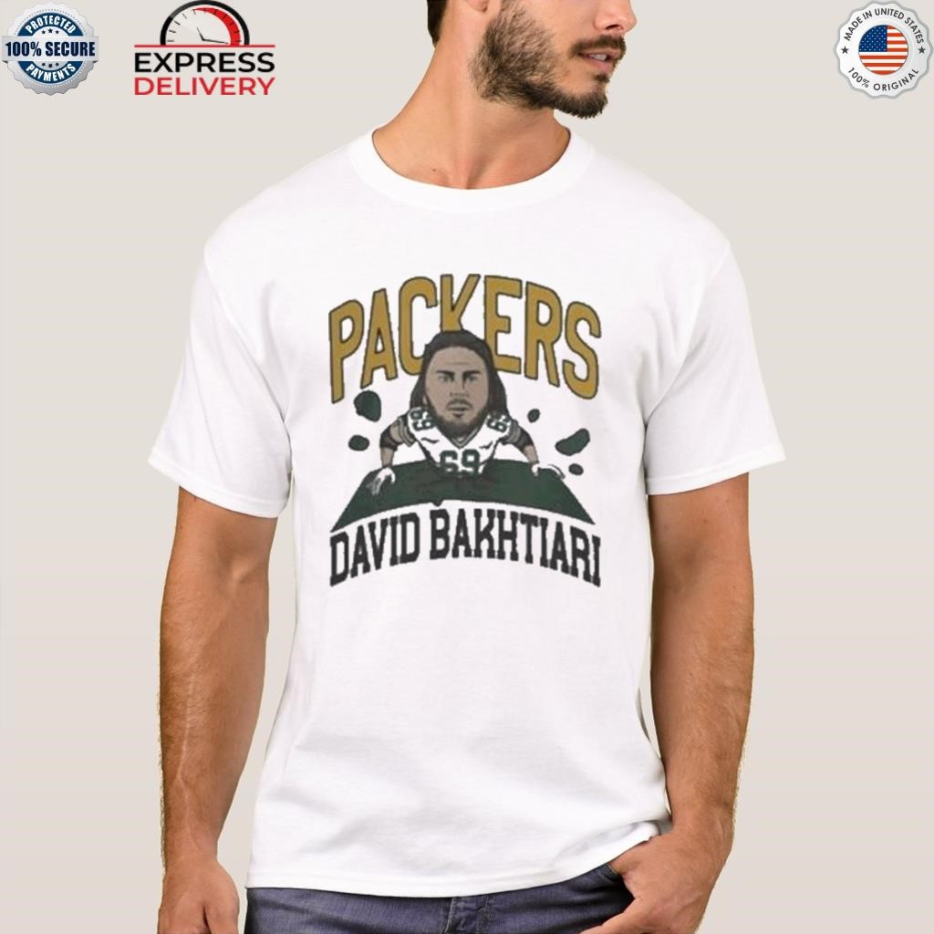 Packers david bakhtiarI shirt, hoodie, sweater, long sleeve and tank top