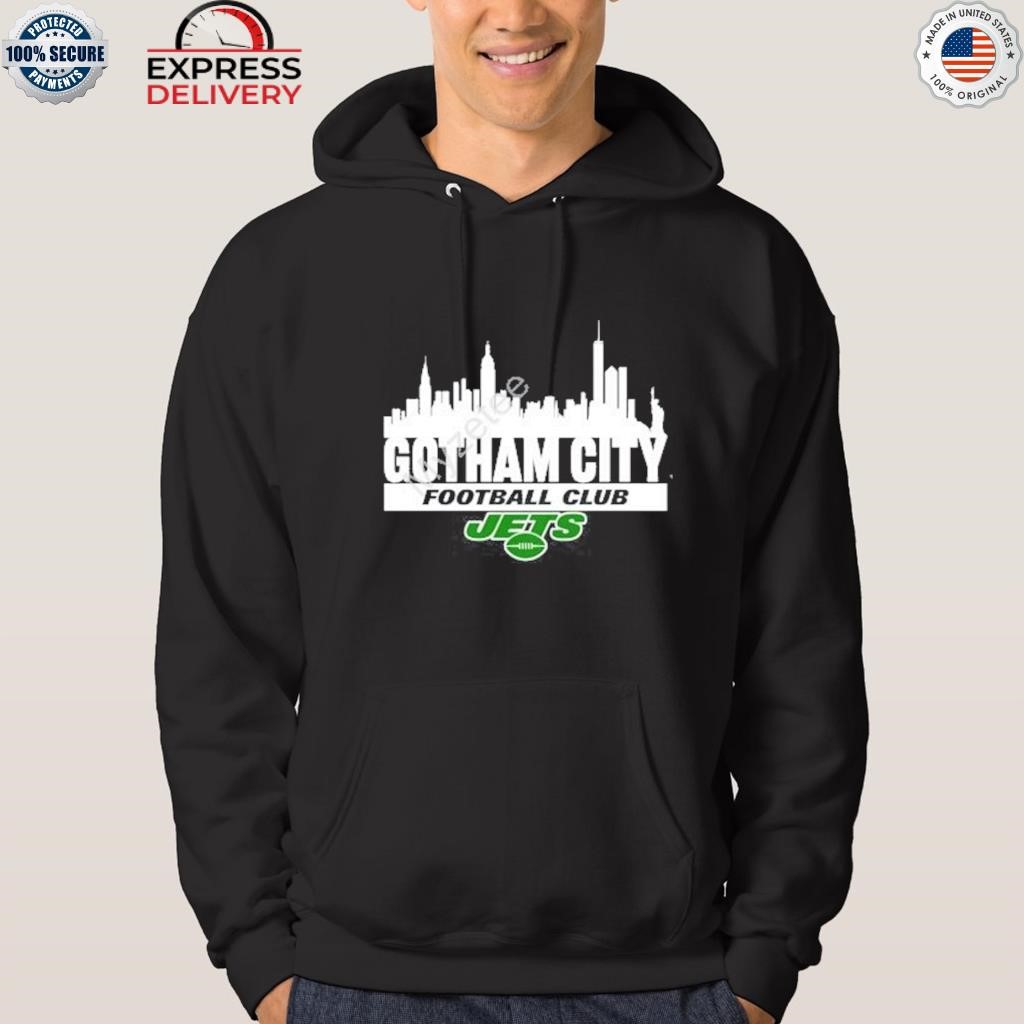 Robert saleh wears gotham city Football club new york jets shirt, hoodie,  sweater, long sleeve and tank top