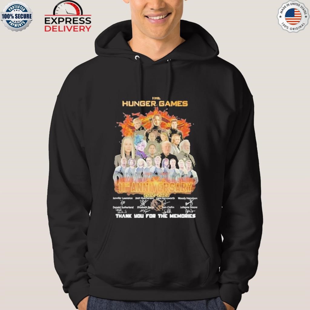 The hunger games 11th anniversary 2012 2023 thank you for the memories shirt hoodie.jpg