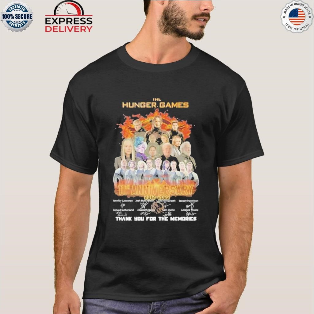 The hunger games 11th anniversary 2012 2023 thank you for the memories shirt