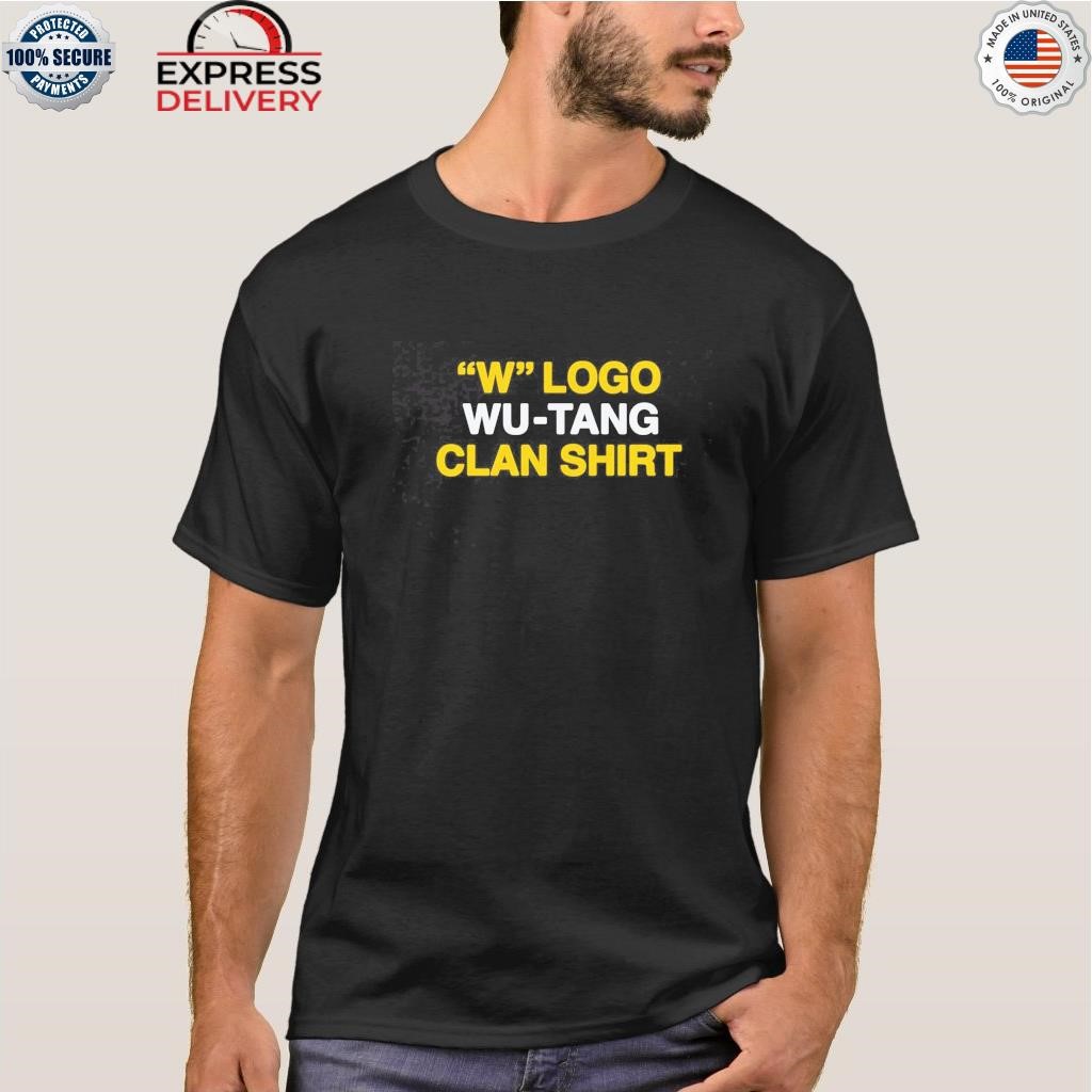 W logo wu tang clan shirt shirt